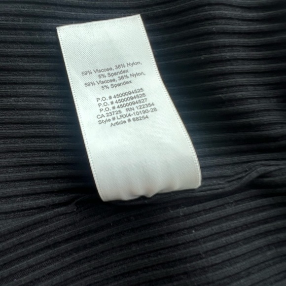 BANDEAU CROP TOP - WILFRE BLACK - Picture 4 of 5